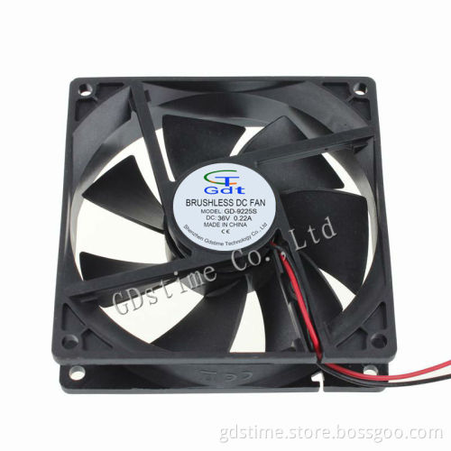 DC 92mm x 92mm x 25mm 9225 3.5 Inch 5V 12V 24V Cooling Fan Motor